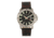 Morphic M70 Series Canvas-Overlaid Leather-Band Watch w/ Date, Silver/Black, One Size, MPH7001
