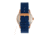 Morphic M77 Series Leather-Band Watch, Blue, One Size, MPH7705