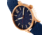 Morphic M77 Series Leather-Band Watch, Blue, One Size, MPH7705