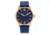 Morphic M77 Series Leather-Band Watch, Blue, One Size, MPH7705