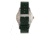 Morphic M77 Series Leather-Band Watch, Green, One Size, MPH7704