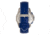 Morphic M82 Series Chronograph Leather-Band Watch w/Date, Silver/Blue, One Size, MPH8203