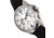 Morphic M82 Series Chronograph Leather-Band Watch w/Date, Silver/White, One Size, MPH8201