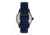 Morphic M85 Series Canvas-Overlaid Leather-Band Watch, Black/Blue, One Size, MPH8504