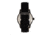 Morphic M85 Series Canvas-Overlaid Leather-Band Watch, Black, One Size, MPH8502
