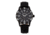 Morphic M85 Series Canvas-Overlaid Leather-Band Watch, Black, One Size, MPH8502