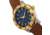 Morphic M85 Series Canvas-Overlaid Leather-Band Watch, Gold/Brown, One Size, MPH8501