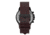 Morphic M86 Series Chronograph Leather-Band Watch, Black/Dark Brown, One Size, MPH8607