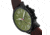 Morphic M86 Series Chronograph Leather-Band Watch, Black/Dark Brown, One Size, MPH8607