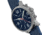 Morphic M86 Series Chronograph Leather-Band Watch, Silver/Navy, One Size, MPH8603