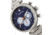 Morphic M87 Series Chronograph Bracelet Watch w/Date, Silver/Blue, One Size, MPH8703