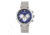 Morphic M87 Series Chronograph Bracelet Watch w/Date, Silver/Blue, One Size, MPH8703