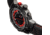 Morphic M91 Series Chronograph Leather-Band Watch w/Date, Black/Red - Mens, MPH9104