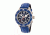 Morphic M51 Series Chronograph Leather-Band Watch w/Date, Blue, MPH5107