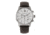 Morphic M67 Series Chronograph Leather-Band Watch w/Date, Silver/Brown, MPH6702