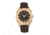 Morphic M68 Series Leather-Band Watch w/ Date, Rose Gold/Brown, MPH6804