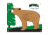 Morrell Polypropylene Target, Face NASP/IBO Bear 805
