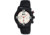 Mos Paris Mens Watch, Black Silicone Band, Black Bezel, White Analog Dial, No Hand Color Hand MOSPR102