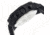 MOS Mens Prague Multi-Function Silicone Strap Watch Black Bezel, Black/Circle-shaped Case, Black/analog Dial, Silver Hands MOSPG103