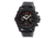 MOS Mens Prague Multi-Function Silicone Strap Watch Black Bezel, Black/Circle-shaped Case, Black/analog Dial, Silver Hands MOSPG103