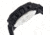 MOS Mens Prague Multi-Function Silicone Strap Watch Black Bezel, Black/Circle-shaped Case, Black/analog Dial, Silver Hands MOSPG105