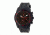 MOS TK105 Tokyo Mens Watch, 45mm, Black Strap, Red/Black Dial MOSTK105