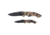 Mossberg Big Guy, Little Guy Folding Knife Combo Set - 5.25in and 7.75in Knives,Stainless Steel Black Blade,Camo Handle MOJLD