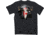 Mossy Oak Men's T-shirt Large ''deer Skull'' Black
