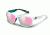 Mossy Oak Sunglass, Wasatch, White/Pnkmr-Smoke, Bu Jade, Mossy Oak MEW2078