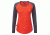 Mountain Equipment Redline Long Sleeve Tee - Women's-Cardinal Orange/Welsh Slate-12