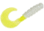 Mr. Crappie Grub, Refrigerator White, 2in, MRCG2-186