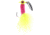 Mr. Crappie by Strike King Maribou Sausage Spin, Underspin Marabou Jig Fishing Lure, HotChicken.com, 1/16oz, 2-Pack, MRCSHSI116-242, MRCSHSI116-242