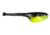 Mr. Crappie by Strike King Shadpole Fishing Lure, Soft Plastic Grub, Tuxedo Black Chartreuse, 2in, 15-Pack, MRCSP-183, MRCSP-183