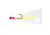 Strike King Mr. Crappie Sausage Head Spins Pre-Rigged Slabalicious Fishing Lure, Underspin Jig, 1/8oz, Number 2 Hook, Willow Leaf Blade, 2-Pack, Electric Chicken, MRCSHSIPS18-60