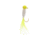 Mr. Crappie by Strike King Slab Daddy Live Hair, Hair Jig Fishing Lure, Refrigerator White, 1/8oz, 2-Pack, MRCSBLHJ18-186, MRCSBLHJ18-186