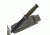 Mtech Fixed Blade, 6in, Stainless Steel Blade, Green Handle MT-632DGN