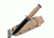 Mtech Fixed Blade, 6in, Stainless Steel Blade, Tan Handle MT-632DT