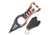 Mtech Fixed Neck Knive, 1.35in Blade, 3CR13 Steel Blade Knive, US Flag, MT-20-27F