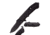 Mtech Folding Blade, 3.25in, Stainless Steel Blade, Black Anodized Aluminum Handle MT-889BK