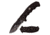 Mtech Folding Blade, 3.7in, Stainless Steel Blade, Double Injection Molded Black Handle M-A1053BK
