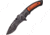 Mtech Linerlock A/O Pakkawood Folding Knife,3.5in,Standard Edge,Black Stonewash,Black,Aluminum Handle MTA866PW