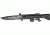 Mtech M-16 Linerlock Knife, 4.5in. Closed MT741BK