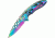 Mtech Rainbow Folder Knife MTA822RB