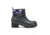 Muck Boots Liberty Ankle Leather Perf - Womens, Grey/Purple Floral, 11, LWKR-5FLR-GRY-110