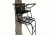 Muddy Partner 2-Man Ladderstand, includes 2-1in Ratchet Strap, 2-1in Stabilizer Straps, 2-Full Body Arrest Harnesses, Adjustable Support Bar, Padded, Flip-Back Shooting Rail, Black/Camo MLS2300