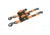 Muddy Retractable Ratchet Straps, 1in x 10ft, Orange, 2 Pack, 1408827