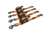 Muddy Retractable Ratchet Straps, 1in x 10ft, Orange, 4 Pack, 1408826