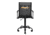 Muddy Rolling Swivel Chair, Black, MUD-RSC