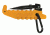 Muddy Single Screw In Hook, includes Caribiner, Black/Orange MTA-MH01