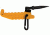 Muddy Single Screw In Hook, includes Caribiner, Black/Orange MTA-MH01